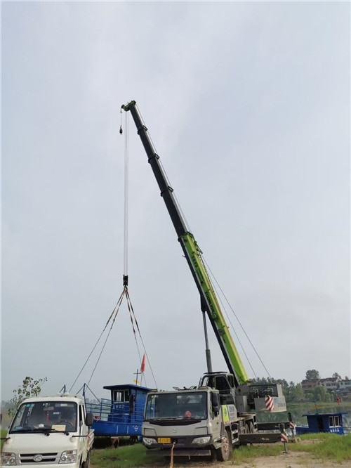 慈溪市桥梁建设吊装案例